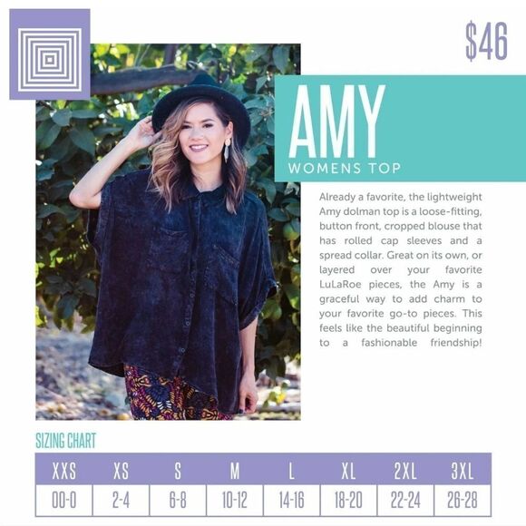 LuLaRoe Amy Oversized Lilac Floral Striped Dolman Short Sleeve Button Down Shirt - Picture 4 of 11